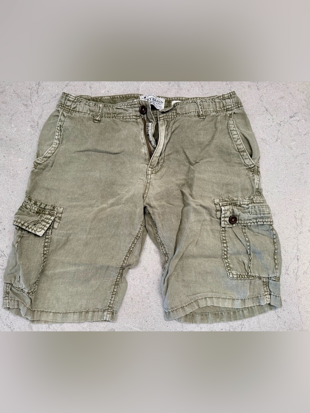Lucky Brand Olive Green Cargo Shorts